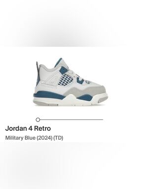 Nike Toddler Jordan 4 Retro Sneakers